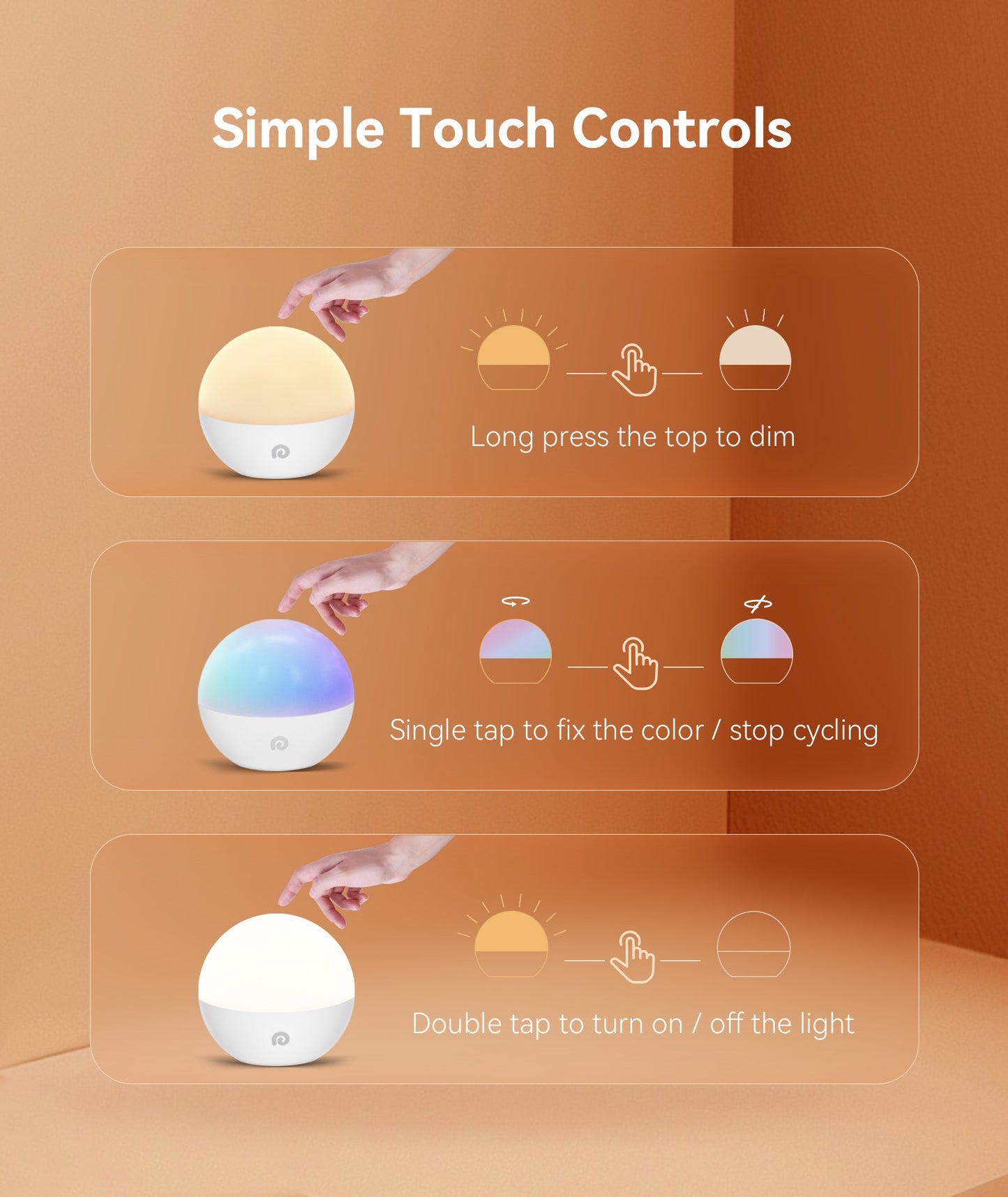 Dreamegg NightPal 1 Touch Night Light